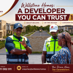 Willstone Homes project team holding site inspection at a modern gated community development in Kenya.